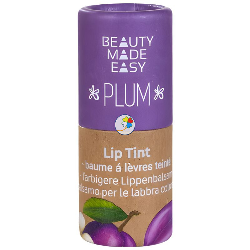 BÁLSAMO LABIAL CON COLOR AROMA CIRUELA 6G BEAUTY MADE EASY