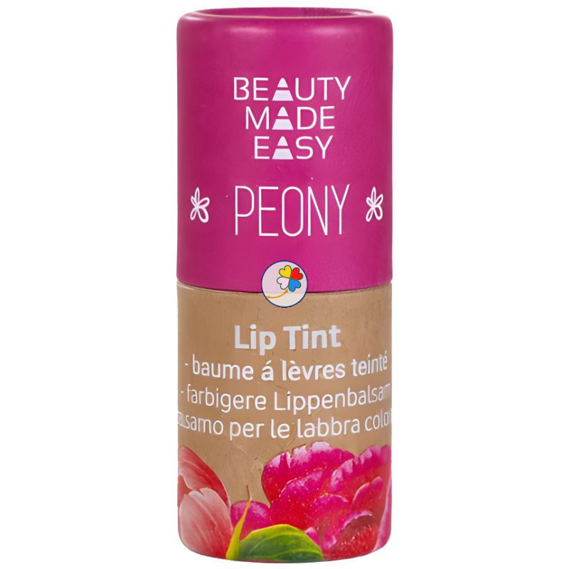 BÁLSAMO LABIAL CON COLOR AROMA PEONÍA 6G BEAUTY MADE EASY