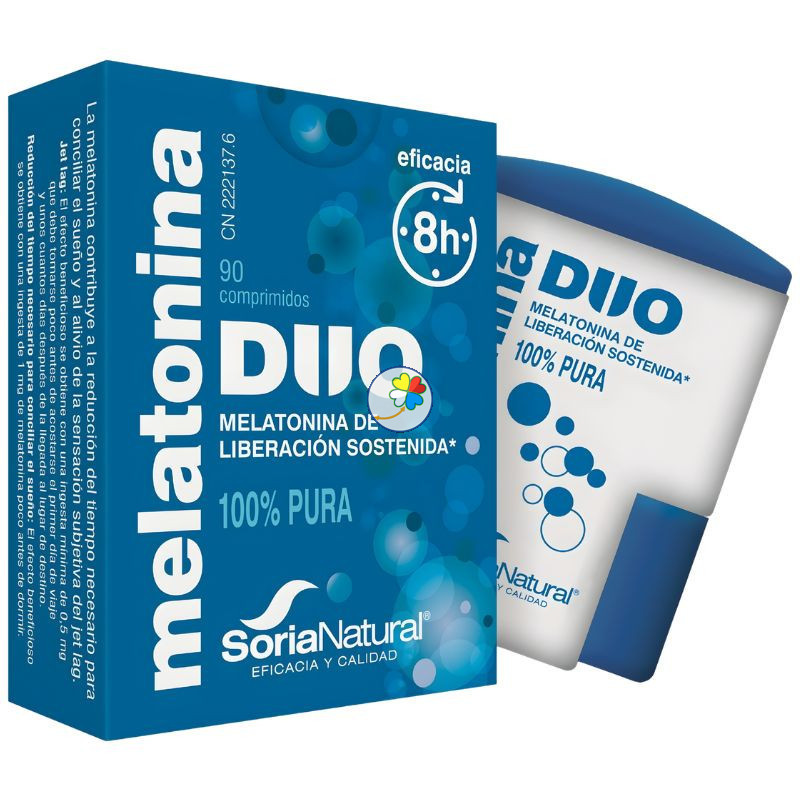 MELATONINA DUO 90 COMPRIMIDOS SORIA NATURAL