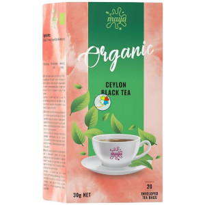 INFUSIÓN DE TÉ NEGRO DE CEYLÁN 20 FILTROS MAYA ORGANIC
