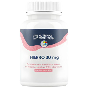 HIERRO 30MG 30 CÁPSULAS VEGETALES NUTRINAT EVOLUTION