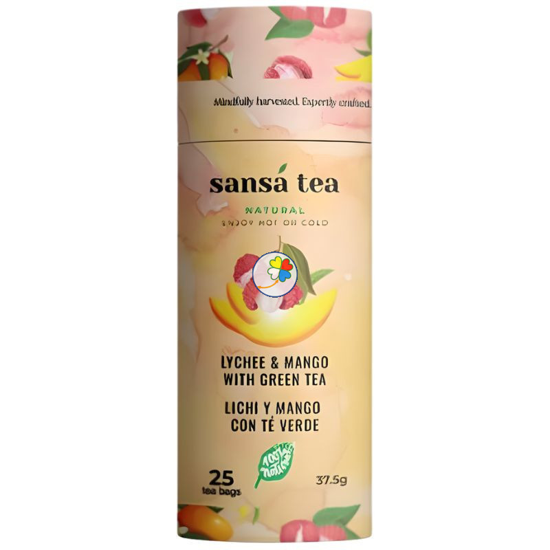 INFUSIÓN DE TÉ VERDE CON LICHI Y MANGO 25 FILTROS MAYA ORGANIC