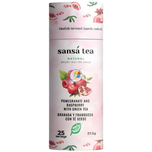 INFUSIÓN TÉ VERDE GRANADA Y FRAMBUESA 25 FILTROS MAYA ORGANIC