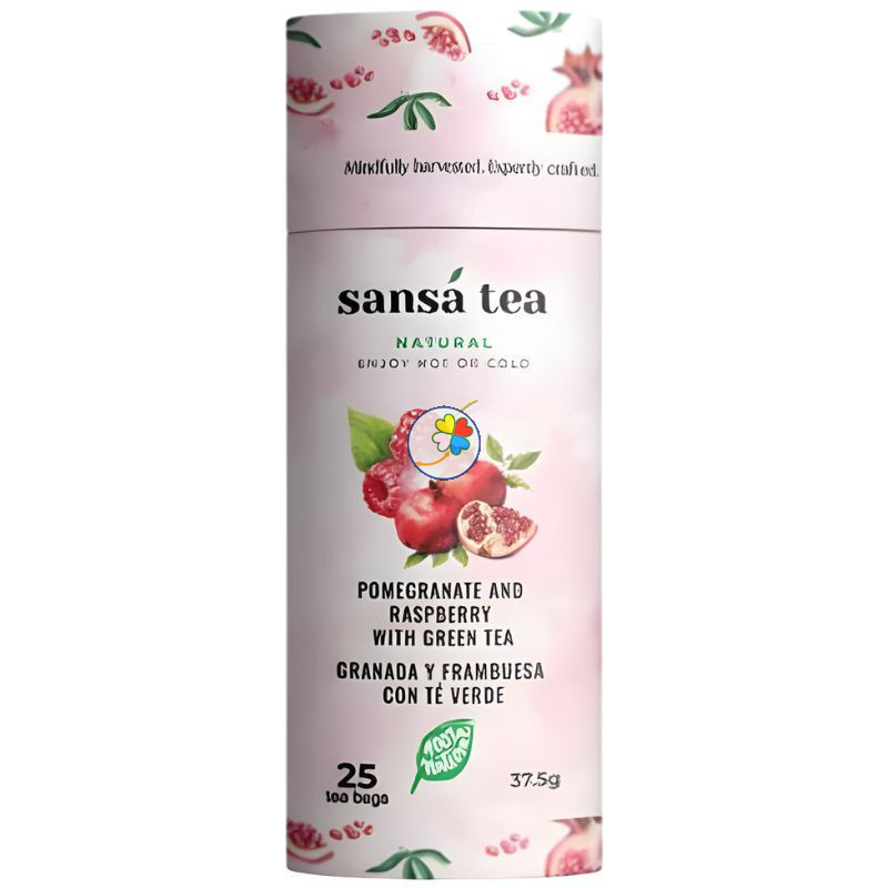 INFUSIÓN TÉ VERDE GRANADA Y FRAMBUESA 25 FILTROS MAYA ORGANIC
