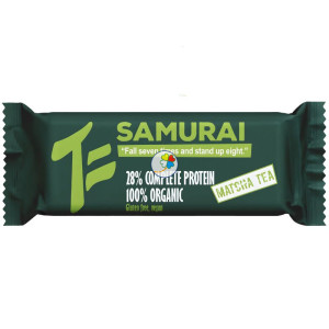 BARRITA ORGÁNICA PROTEICA CON TÉ MATCHA SAMURAI 50G MAYA ORGANIC