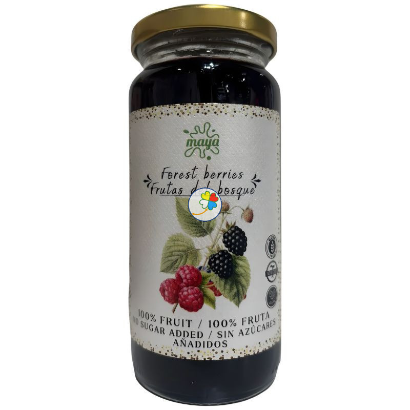MERMELADA DE FRUTAS DEL BOSQUE SIN GLUTEN 265G MAYA ORGANIC