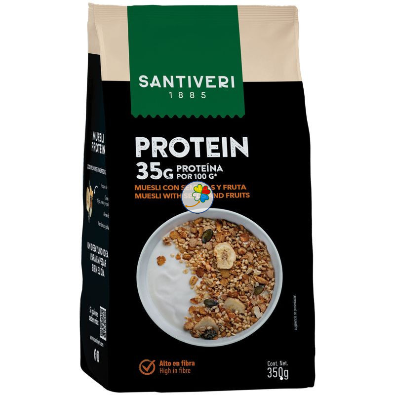 MUESLI PROTEIN 350G SANTIVERI