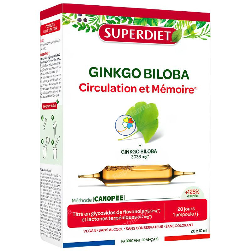 GINKGOFIT BIO 20 AMPOLLAS SUPERDIET