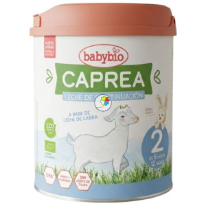 CAPREA 2 LECHE DE CABRA FÓRMULA DE CONTINUACIÓN 800G BABYBIO