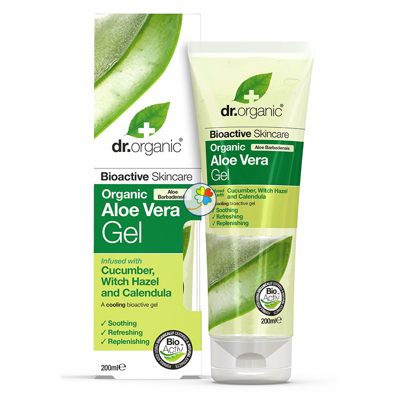 GEL CON PEPINO, OLMO ESCOCES Y CALENDULA 200Ml. DR. ORGANIC