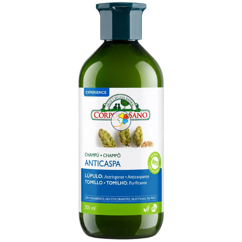CHAMPU ANTICASPA 300Ml. CORPORE SANO