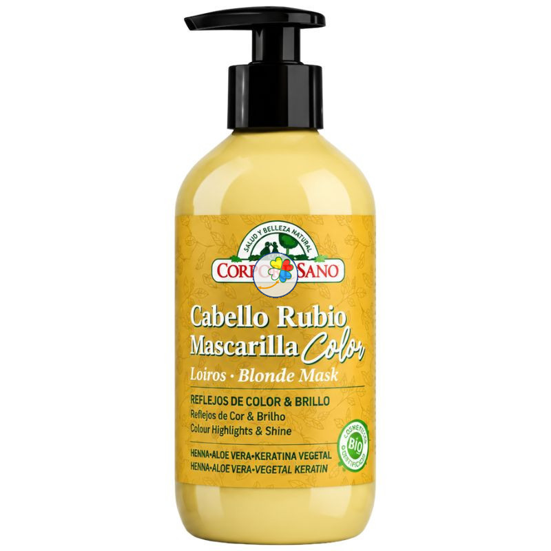 MASCARILLA PARA CABELLO RUBIO 280ML CORPORE SANO