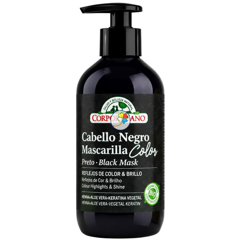 MASCARILLA PARA CABELLO NEGRO 280ML CORPORE SANO