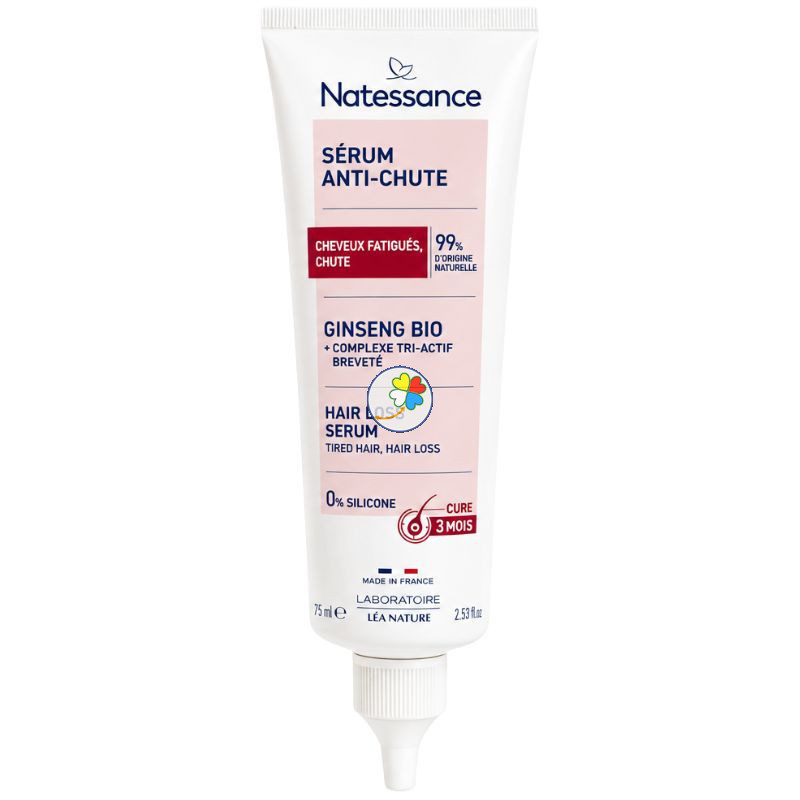SÉRUM CAPILAR ANTICAÍDA CON GINSENG ECOLÓGICO 75ML NATESSANCE