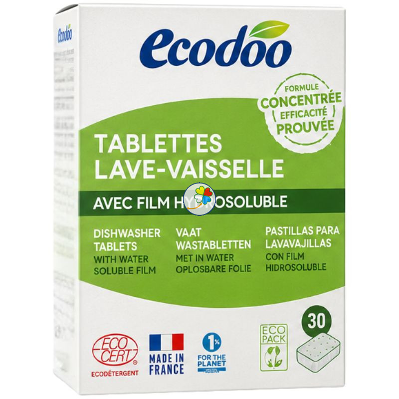 LAVAVAJILLAS EN TABLETAS PARA MÁQUINA 30X10G ECODOO