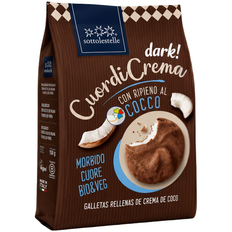 GALLETAS CHOCO RELLENAS DE CREMA DE COCO 200G SOTTOLESTELLE