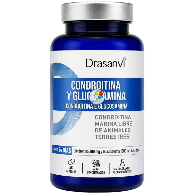 CONDROITINA Y GLUCOSAMINA 48 CÁPSULAS DRASANVI