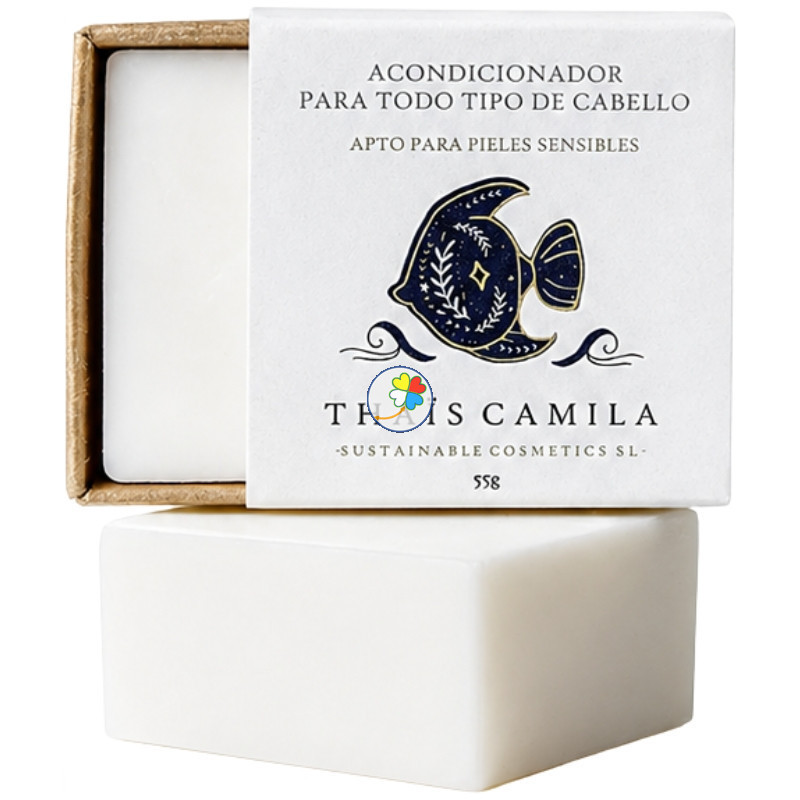 ACONDICIONADOR SÓLIDO TODO TIPO DE CABELLOS 55G THAIS CAMILA