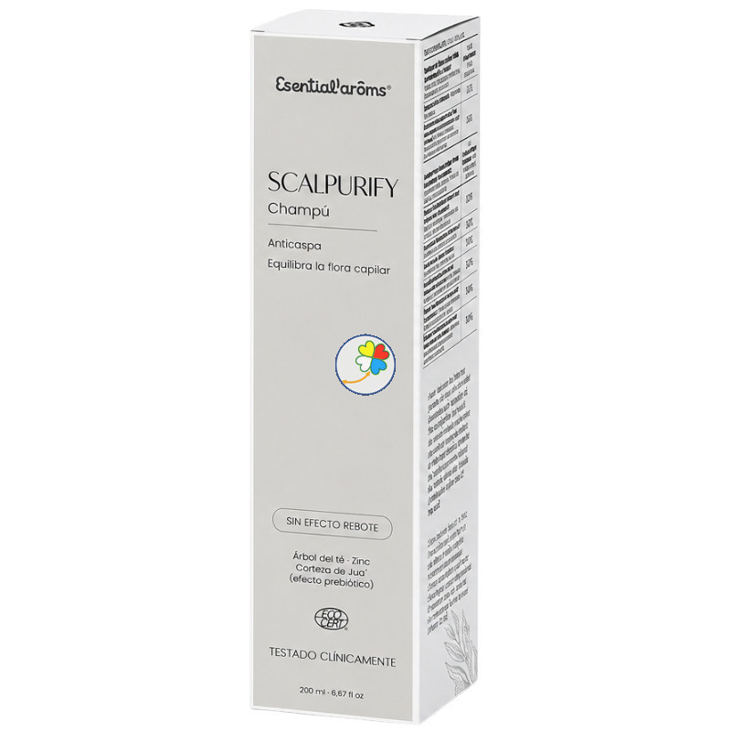 SCALPURIFY CHAMPÚ ANTICASPA 200ML ESENTIAL AROMS