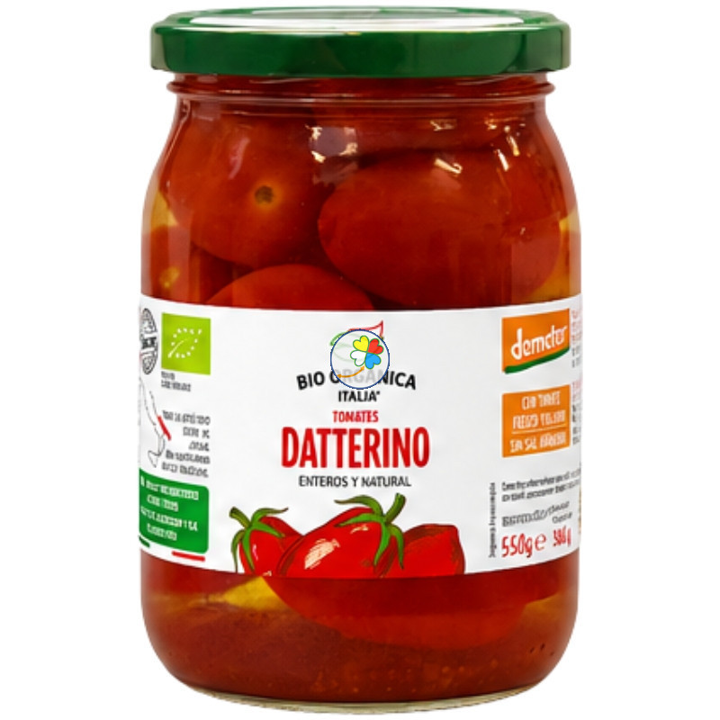 TOMATES DATTERINO ENTEROS 550G BIO ORGANICA ITALIA