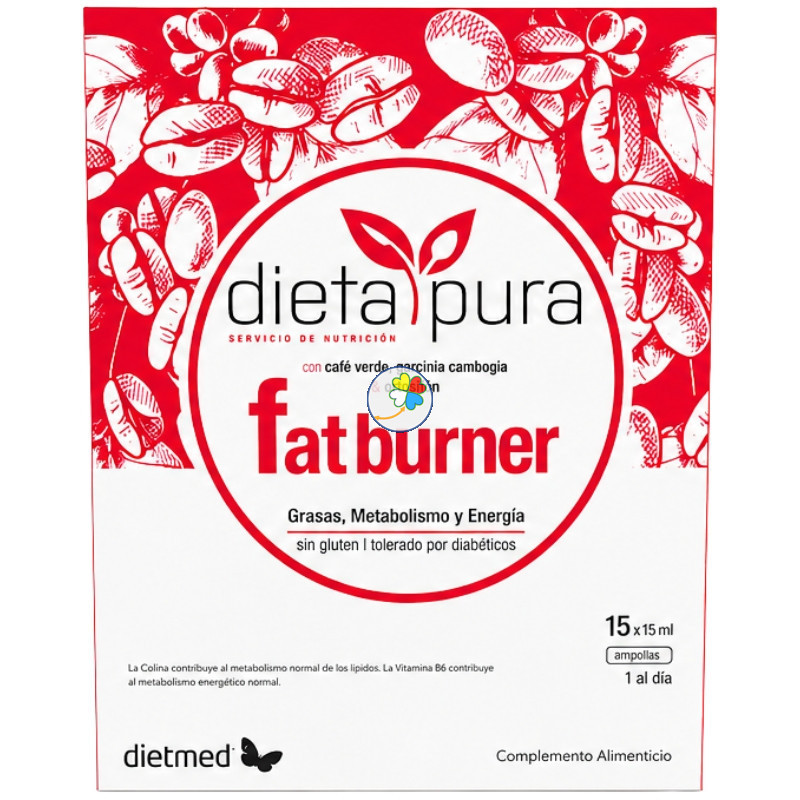 FAT BURNER 15 AMPOLLAS DIETA PURA