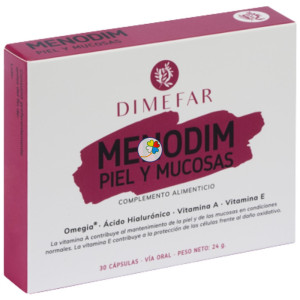 MENODIM PIEL Y MUCOSAS 30 CÁPSULAS DIMEFAR