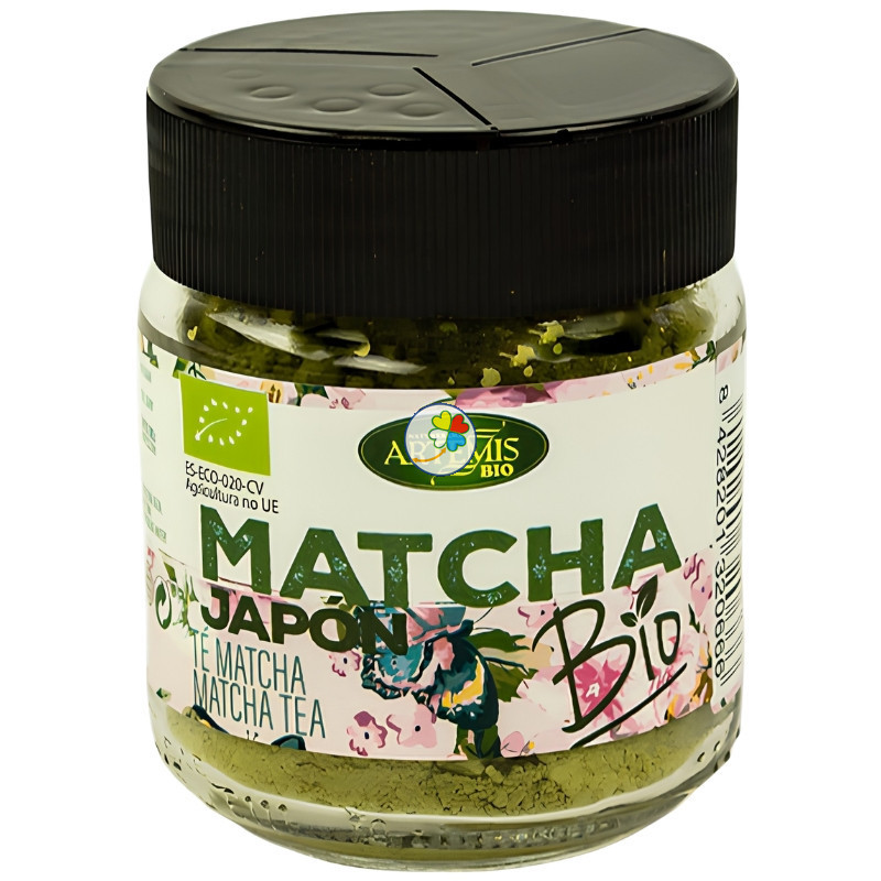 TÉ MATCHA TARRO DE CRISTAL BIO 55G ARTEMIS