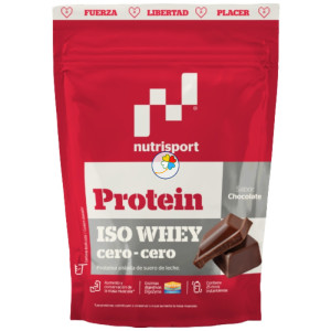 ISO WHEY CERO-CERO SABOR CHOCOLATE 450G NUTRISPORT
