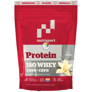 ISO WHEY CERO-CERO SABOR VAINILLA 450G NUTRISPORT