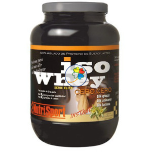 ISO WHEY CERO-CERO SABOR VAINILLA 900G NUTRISPORT
