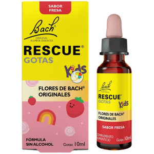 RESCUE KIDS SABOR FRESA 10ML BACH