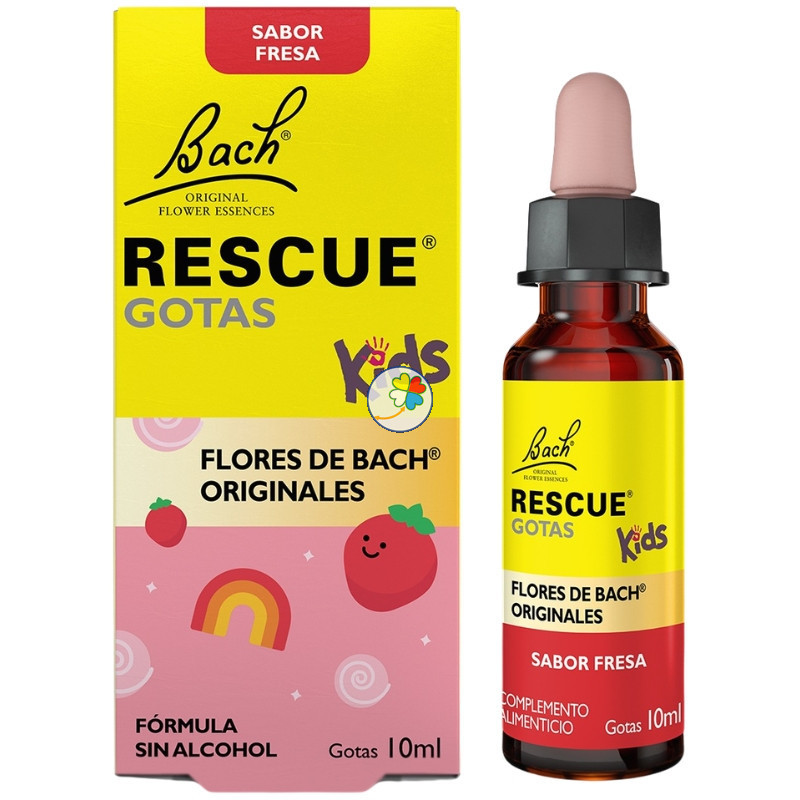 RESCUE KIDS SABOR FRESA 10ML BACH