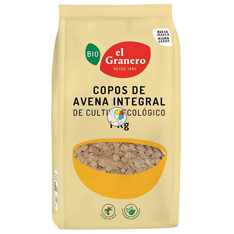 COPOS DE AVENA INTEGRAL BIO 1Kg. GRANERO