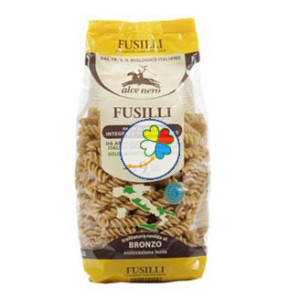 FUSILLI DE TRIGO DURO INTEGRAL 500Gr. ALCE NERO
