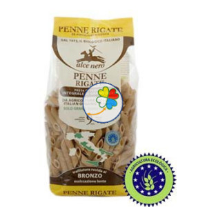 PENNE DE TRIGO DURO INTEGRAL 500Gr. ALCE NERO