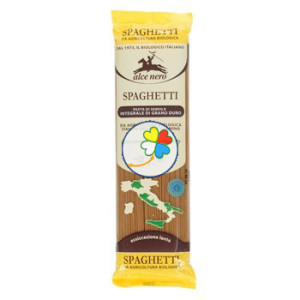 ESPAGUETIS DE TRIGO DURO INTEGRAL 500Gr. ALCE NERO