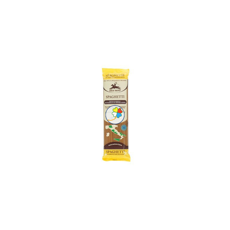 ESPAGUETIS DE TRIGO DURO INTEGRAL 500Gr. ALCE NERO