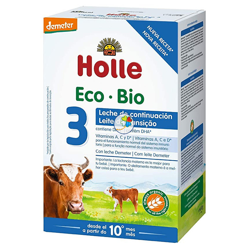 LECHE DE CONTINUACION 3 VACA 600Gr. HOLLE