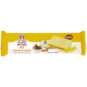 WAFER DE CACAO BIO 125G LA CITTÀ DEL SOLE