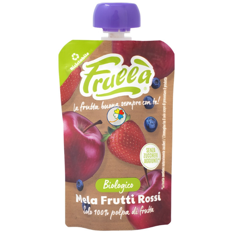 PURE DE MANZANA, ARANDANOS Y FRESA 100Gr. NATURA NUOVA