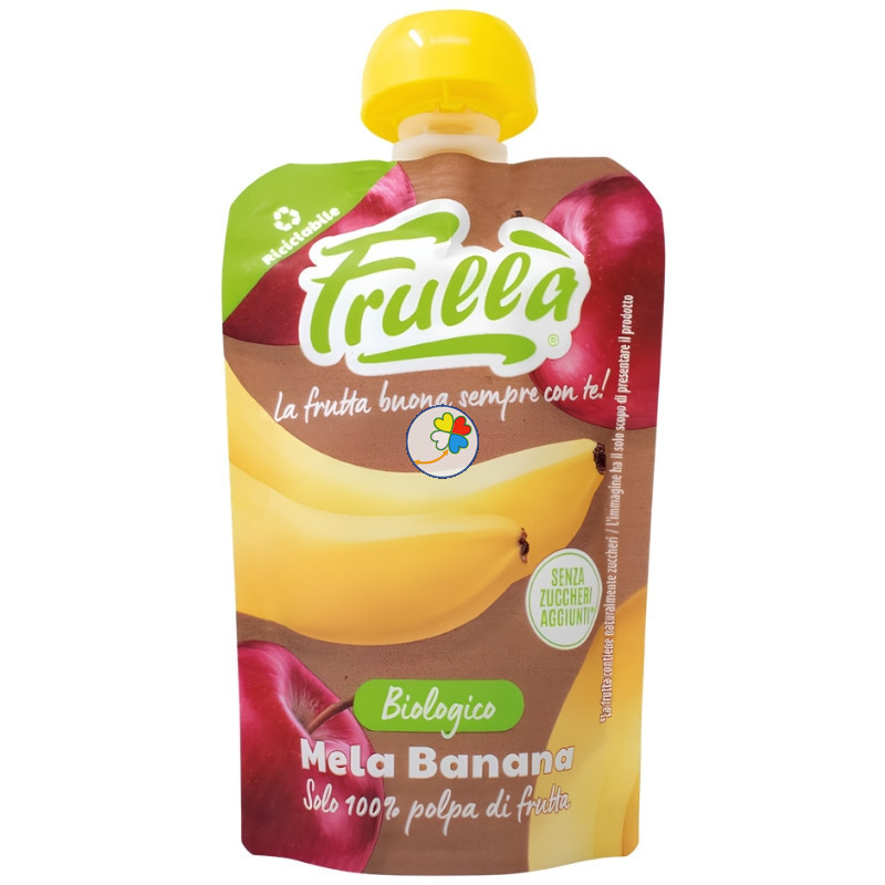 PURE DE MANZANA Y PLATANO 100Gr. NATURA NUOVA