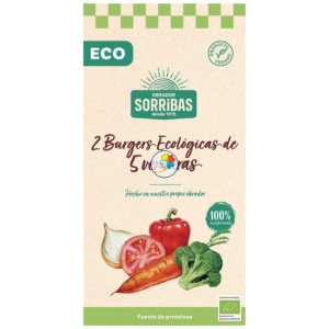 HAMBURGUESA DE 5 VERDURAS 160G OBRADOR SORRIBAS