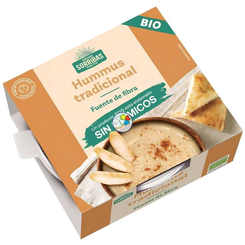 HUMMUS TRADICIONAL BIO 240G OBRADOR SORRIBAS