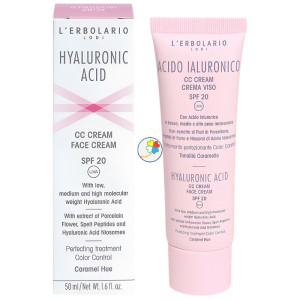 ÁCIDO HIALURÓNICO CC CREMA TONO CARAMELO SPF20 50ML L´ERBOLARIO