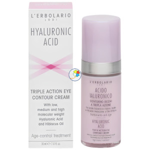 ÁCIDO HIALURÓNICO CONTORNO OJOS TRIPLE ACCIÓN 30ML L´ERBOLARIO