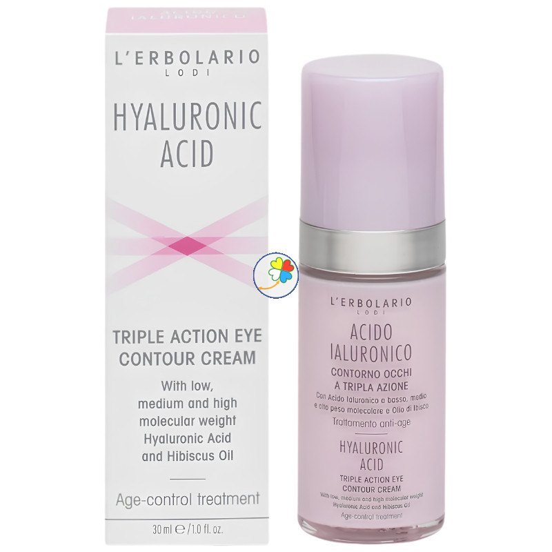 ÁCIDO HIALURÓNICO CONTORNO OJOS TRIPLE ACCIÓN 30ML L´ERBOLARIO