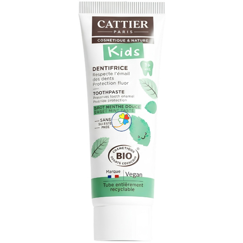 PASTA DE DIENTES PARA NIÑOS +7 AÑOS 50ML CATTIER PARÍS