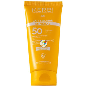 LECHE SOLAR MINERAL SPF50 SIN PERFUME 50ML KERBI