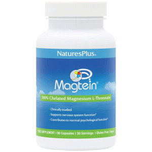 MAGTEIN TREONATO DE MAGNESIO 90 CÁPSULAS NATURE´S PLUS