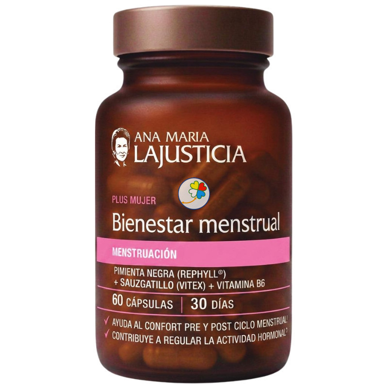BIENESTAR MENSTRUAL 60 CÁPSULAS ANA MARÍA LAJUSTICIA